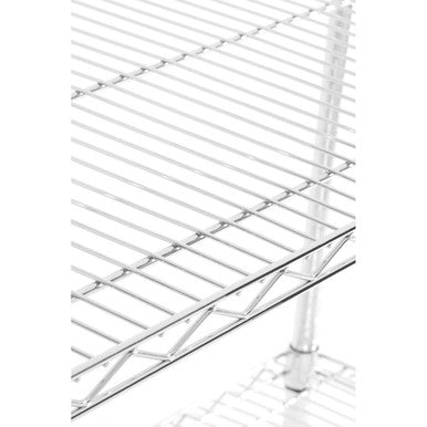 Orsina Frankfurt 4-Tier Metal Shelf Unit | Rolling Storage with Wheels