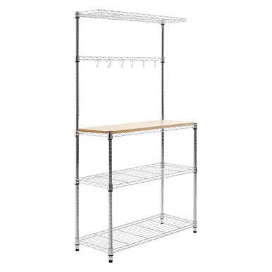 Orsina Frankfurt 4 Tier Shelf Unit – Modern Minimalist Storage Rack