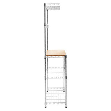 Orsina Frankfurt 4 Tier Shelf Unit – Modern Minimalist Storage Rack