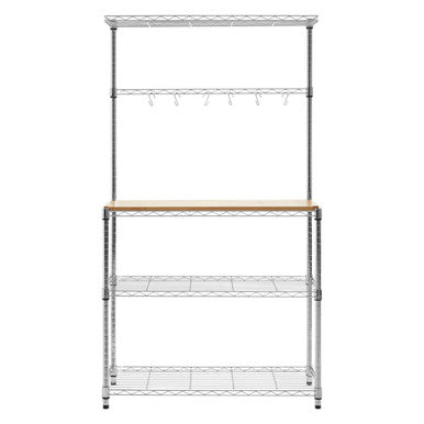 Orsina Frankfurt 4 Tier Shelf Unit – Modern Minimalist Storage Rack