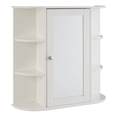 Orsina Portland 7-Shelf Mirrored Door Bathroom Wall Cabinet