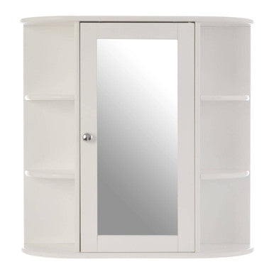 Orsina Portland 7-Shelf Mirrored Door Bathroom Wall Cabinet