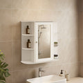 Orsina Portland 7-Shelf Mirrored Door Bathroom Wall Cabinet