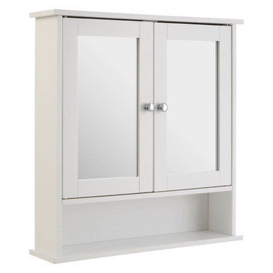 Orsina Portland Mirrored Bathroom Cabinet – Wall Mounted Storage