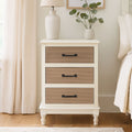 Orsina Heritage White 3 Drawer Chest – Classic Carved Bedroom Dresser