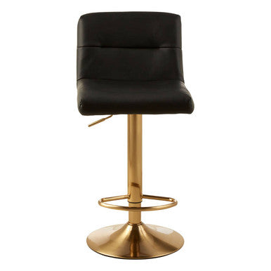 Orsina Baina Black Seat Bar Stool – Adjustable Swivel Counter Stool