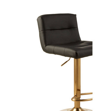 Orsina Baina Black Seat Bar Stool – Adjustable Swivel Counter Stool