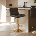 Orsina Baina Black Seat Bar Stool – Adjustable Swivel Counter Stool