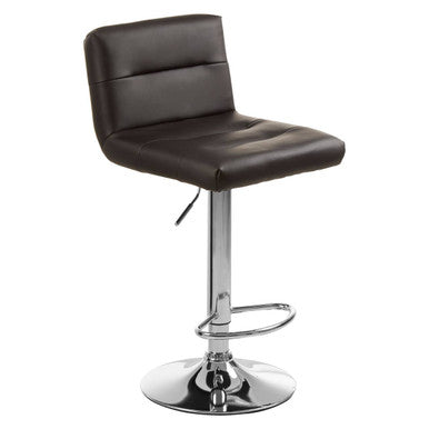 Orsina Baina Bar Stool | Adjustable Swivel Seat with Chrome Base