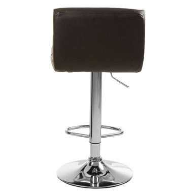 Orsina Baina Bar Stool | Adjustable Swivel Seat with Chrome Base