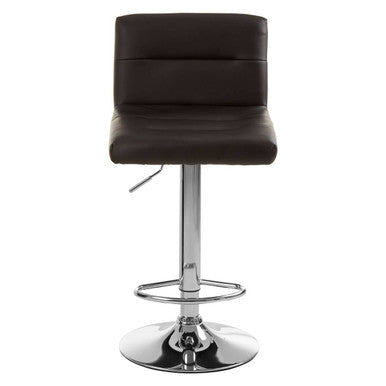 Orsina Baina Bar Stool | Adjustable Swivel Seat with Chrome Base