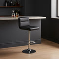 Orsina Baina Bar Stool | Adjustable Swivel Seat with Chrome Base