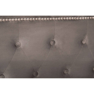 Orsina Hannah King Ottoman Bed – Grey Tufted Storage Bed Frame