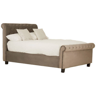 Orsina Orlando Grey Ottoman Double Bed | Modern Storage Bed Frame