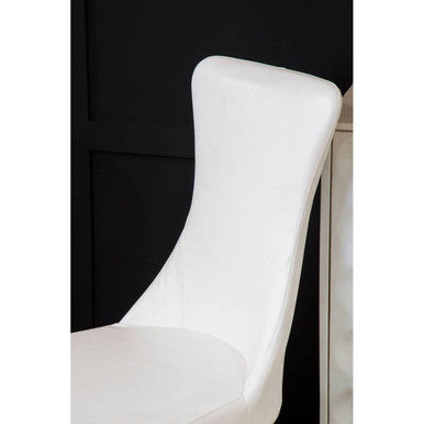 Orsina Forli White Dining Chair – Modern Minimalist Kitchen Seating