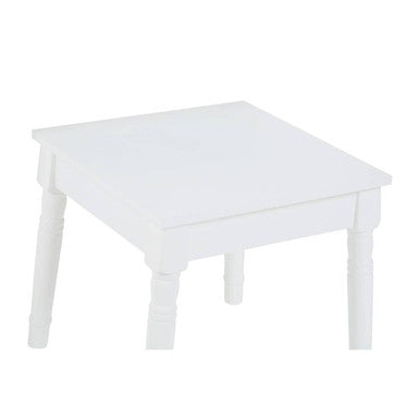 Orsina Children's Dressing Table and Stool | White Kids Vanity Set