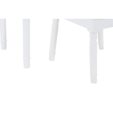 Orsina Children's Dressing Table and Stool | White Kids Vanity Set