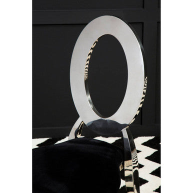 Orsina Sarita Stackable Dining Chair – Modern Silver Metal Frame
