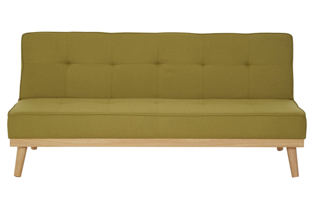 Orsina Stockholm 3-Seater Green Sofa Bed – Modern Scandi Convertible Couch