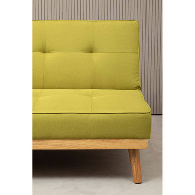 Orsina Stockholm 3-Seater Green Sofa Bed – Modern Scandi Convertible Couch