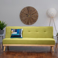 Orsina Stockholm 3-Seater Green Sofa Bed – Modern Scandi Convertible Couch