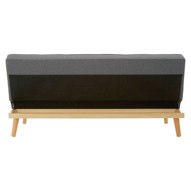 Orsina Stockholm 3 Seater Grey Sofa Bed – Modern Tufted Fabric