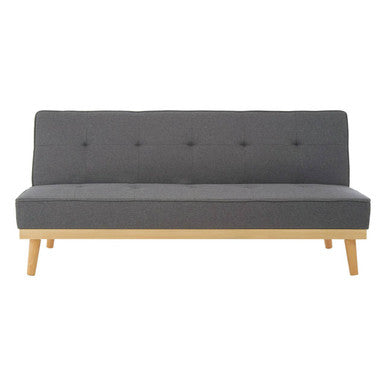 Orsina Stockholm 3 Seater Grey Sofa Bed – Modern Tufted Fabric
