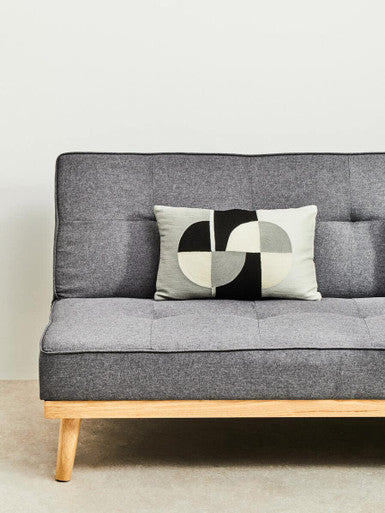 Orsina Stockholm 3 Seater Grey Sofa Bed – Modern Tufted Fabric