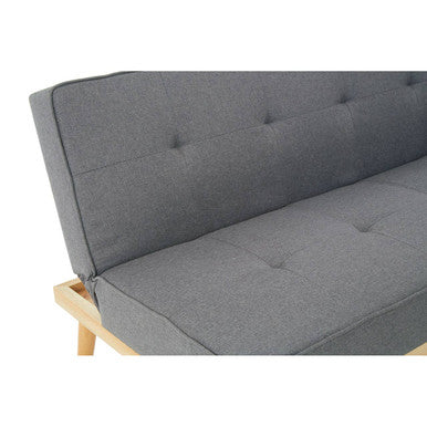 Orsina Stockholm 3 Seater Grey Sofa Bed – Modern Tufted Fabric