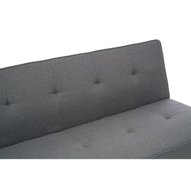 Orsina Stockholm 3 Seater Grey Sofa Bed – Modern Tufted Fabric