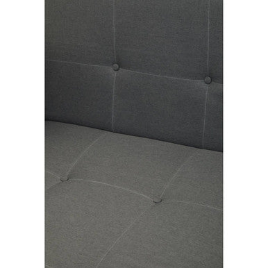 Orsina Hansa Hagen Grey Linen Corner Sofa Bed – Scandi Style Sleeper