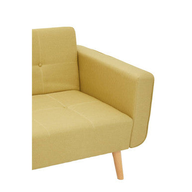 Orsina Hansa Hagen Olive Linen Corner Sofa Bed – Scandinavian Sleeper