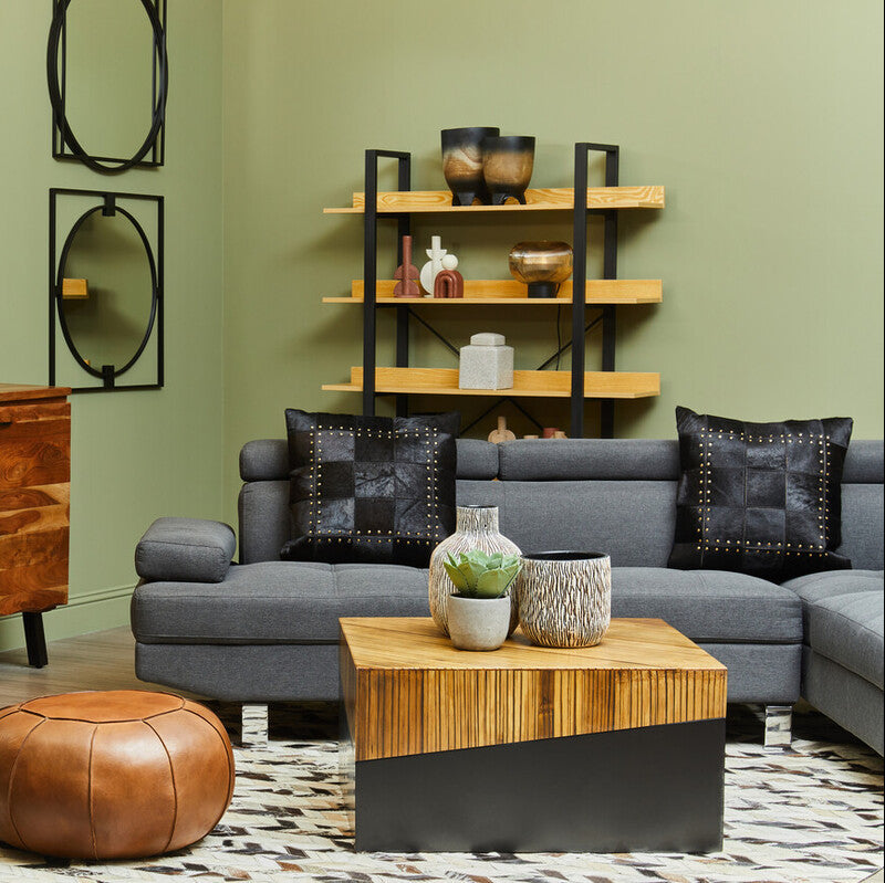 Orsina Hanover Grey Linen Corner Sofa – Modern L-Shape Sectional