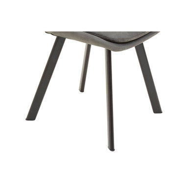 Orsina Westford 6-Seater Dining Set – Wood Effect Table & Grey Chairs