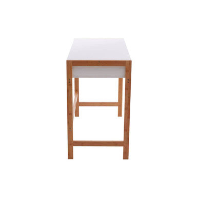 Orsina Rostok Wooden Writing Desk – Minimalist Home Office Workstation
