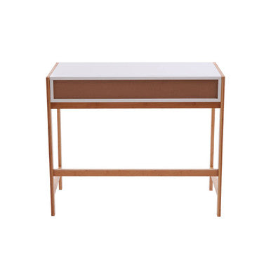 Orsina Rostok Wooden Writing Desk – Minimalist Home Office Workstation