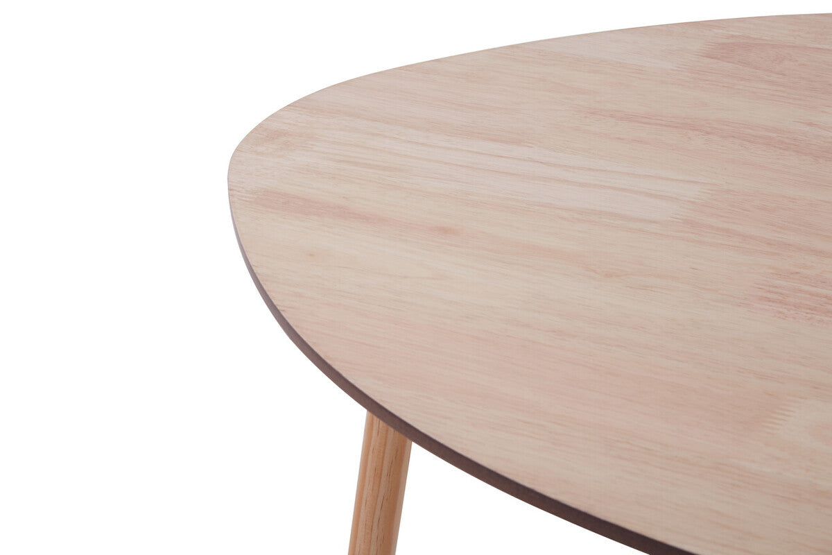 Orsina Rostok Nesting Side Tables – Set of 2 Wooden Mid-Century Tables