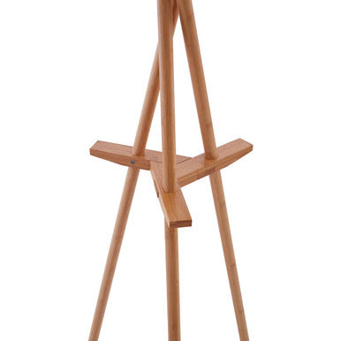 Orsina Rostok Natural Wood Coat Stand – Freestanding Entryway Rack
