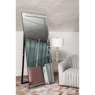 Orsina Avelene Full-Length Floor Standing Mirror with Bevelled Edge