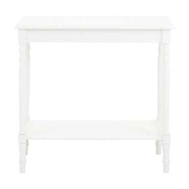 Orsina Heritage White Pine Wood Console Table with Lower Shelf
