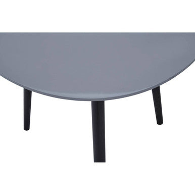 Orsina Nostra Grey Triangular Nesting Tables – Set of 2 Wood Side Tables