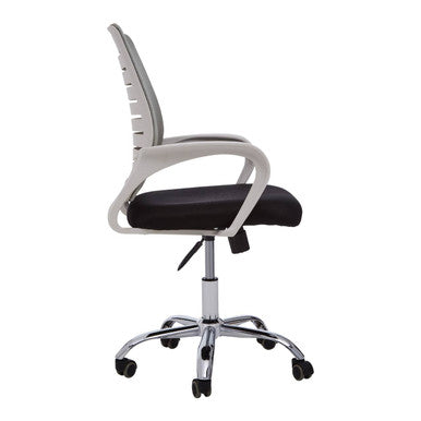 Orsina Fredrick Grey Home Office Chair – Modern Swivel Task Desk Chair
