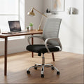 Orsina Fredrick Grey Home Office Chair – Modern Swivel Task Desk Chair