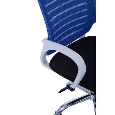 Orsina Fredrick Blue Home Office Chair – Ergonomic Adjustable Seat