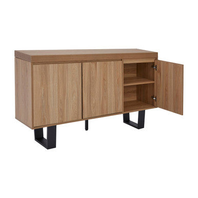 Orsina Oakton Sideboard – Modern Wooden Storage Cabinet & Buffet