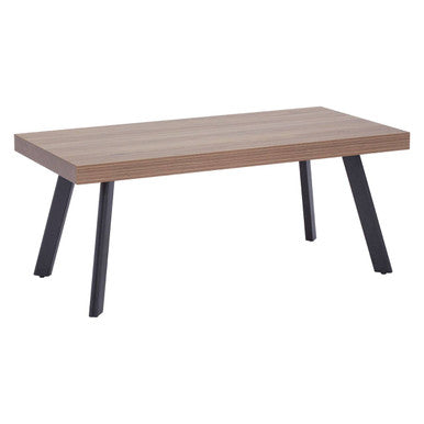 Orsina Oakwill Wood Coffee Table – Modern Rustic with Metal Legs