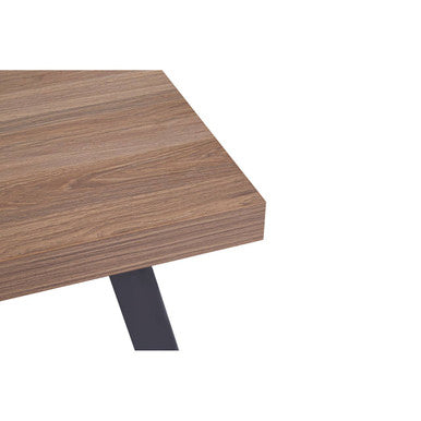 Orsina Oakwill Wood Coffee Table – Modern Rustic with Metal Legs