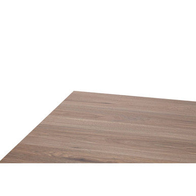 Orsina Oakwill Wood Coffee Table – Modern Rustic with Metal Legs