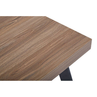 Orsina Oakwill Side Table – Natural Wood Top with Black Splayed Legs