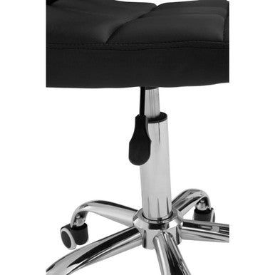 Orsina Finn Black Home Office Chair – Modern Swivel Base Task Chair